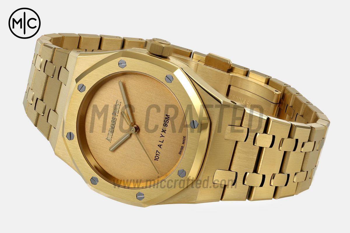 Royal Oak 37mm 15550 YG 金色錶盤配 YG 錶鏈 - 尊貴版