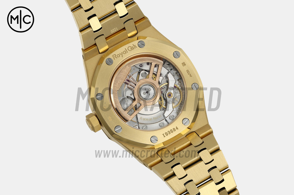 Royal Oak 37mm 15550 YG 金色錶盤配 YG 錶鏈 - 尊貴版