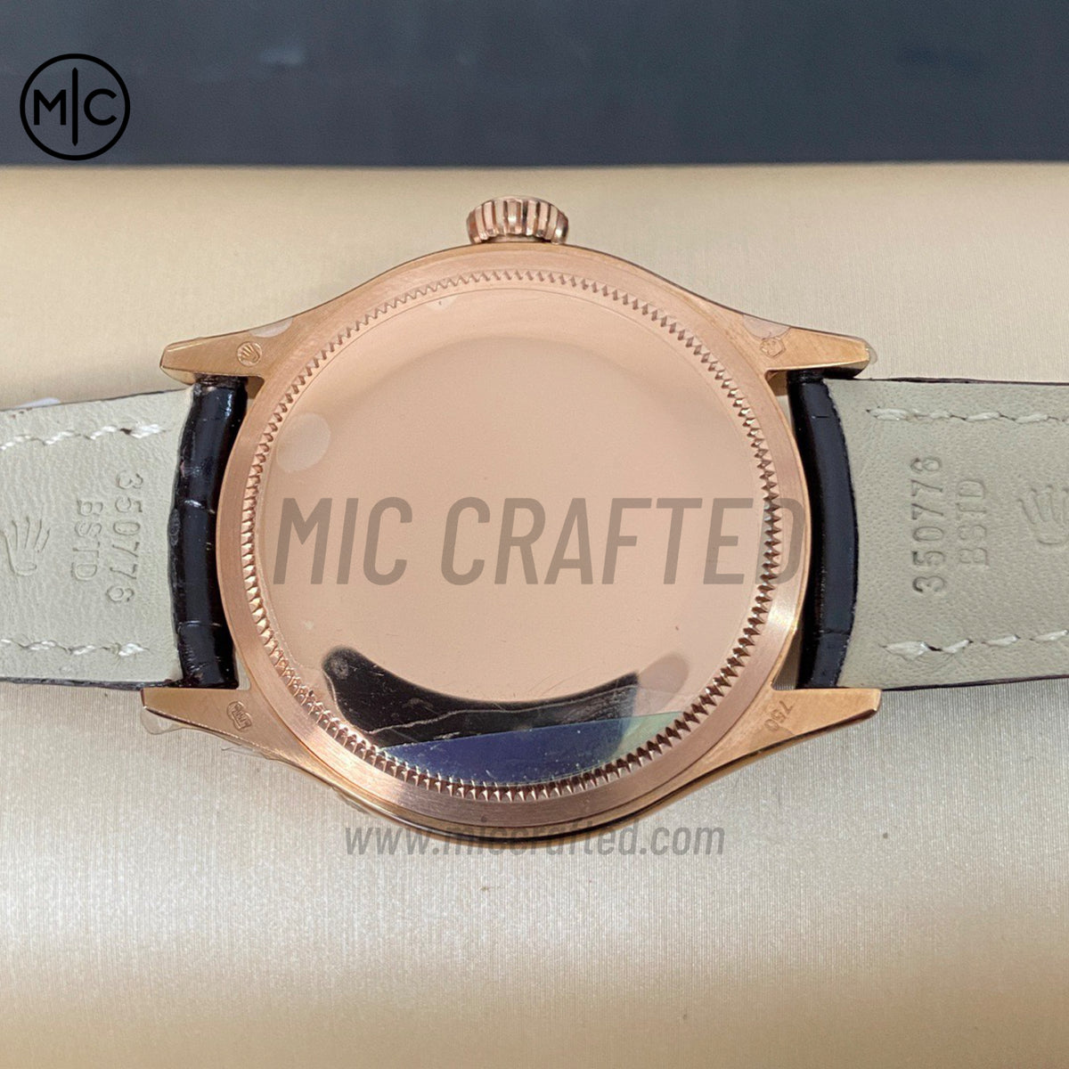 Cellini 50535 39mm Moonphase RG White Dial on Brown Leather Strap – Premium Edition