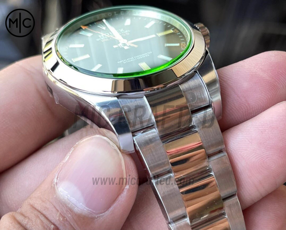 Milgauss 116400GV 40mm 904L Steel Black Dial on SS Bracelet – Premium Edition