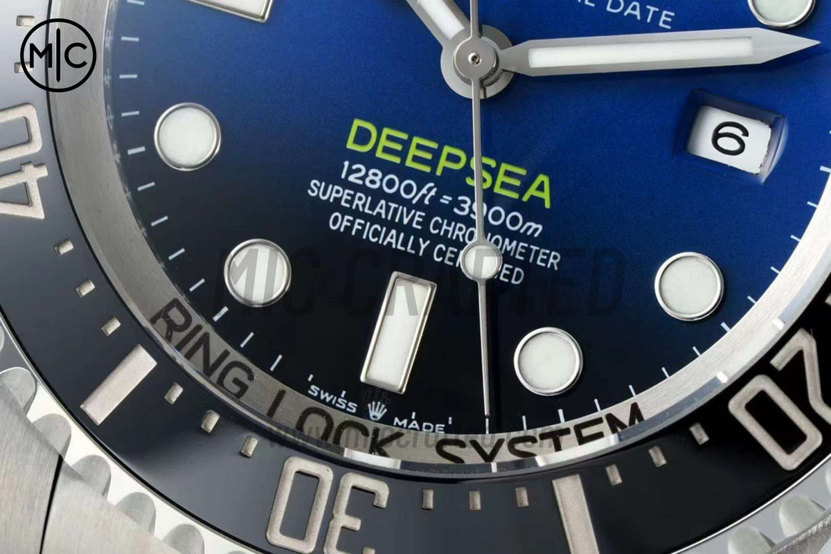 Sea-Dweller D-Blue 126660 904L 精鋼錶殼與鍊帶 - 尊貴版