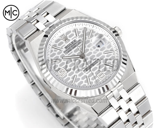 Land Dweller 40mm 127334 Silver Dial on SS Bracelet – Premium Edition