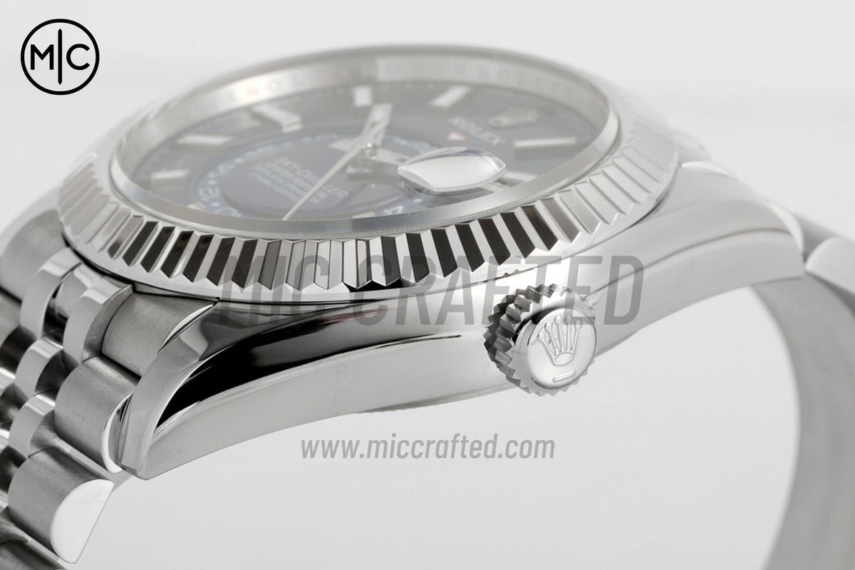 Sky-Dweller 42mm 326934 904L SS Blue Dial on SS Jubilee Bracelet – Premium Edition