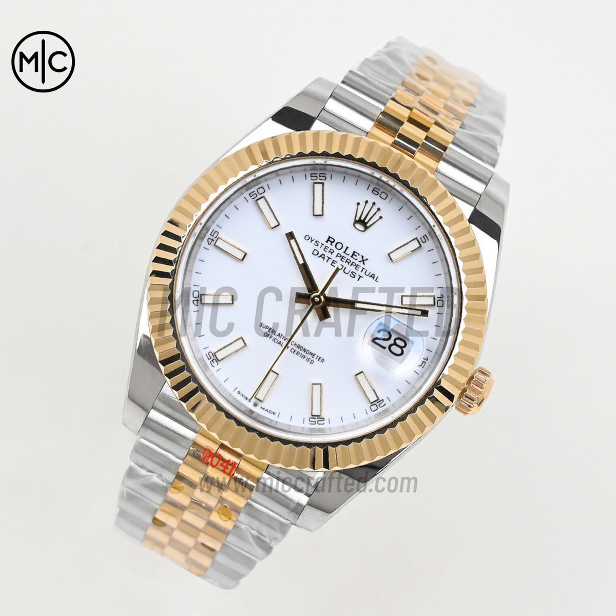 DateJust 41 126333 SS/YG White Stick Dial on Jubilee Bracelet – Premium Edition