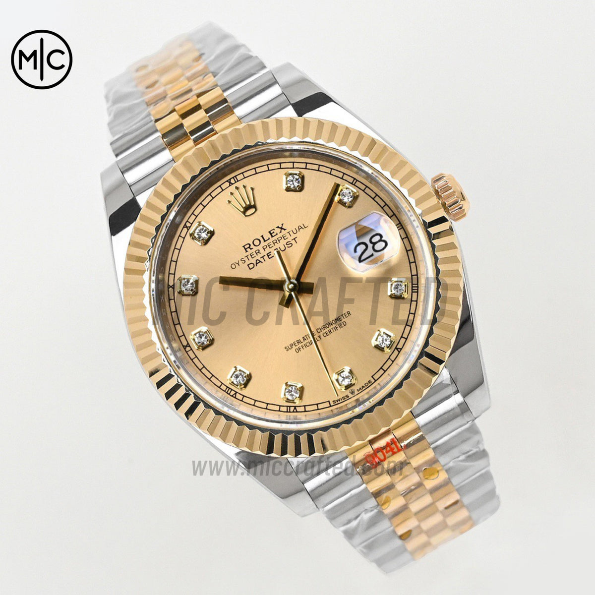 DateJust 41 126333 SS/YG YG Diamonds Dial on Jubilee Bracelet – Premium Edition