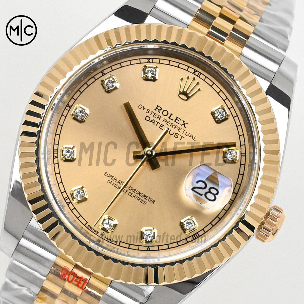 DateJust 41 126333 SS/YG YG Diamonds Dial on Jubilee Bracelet – Premium Edition