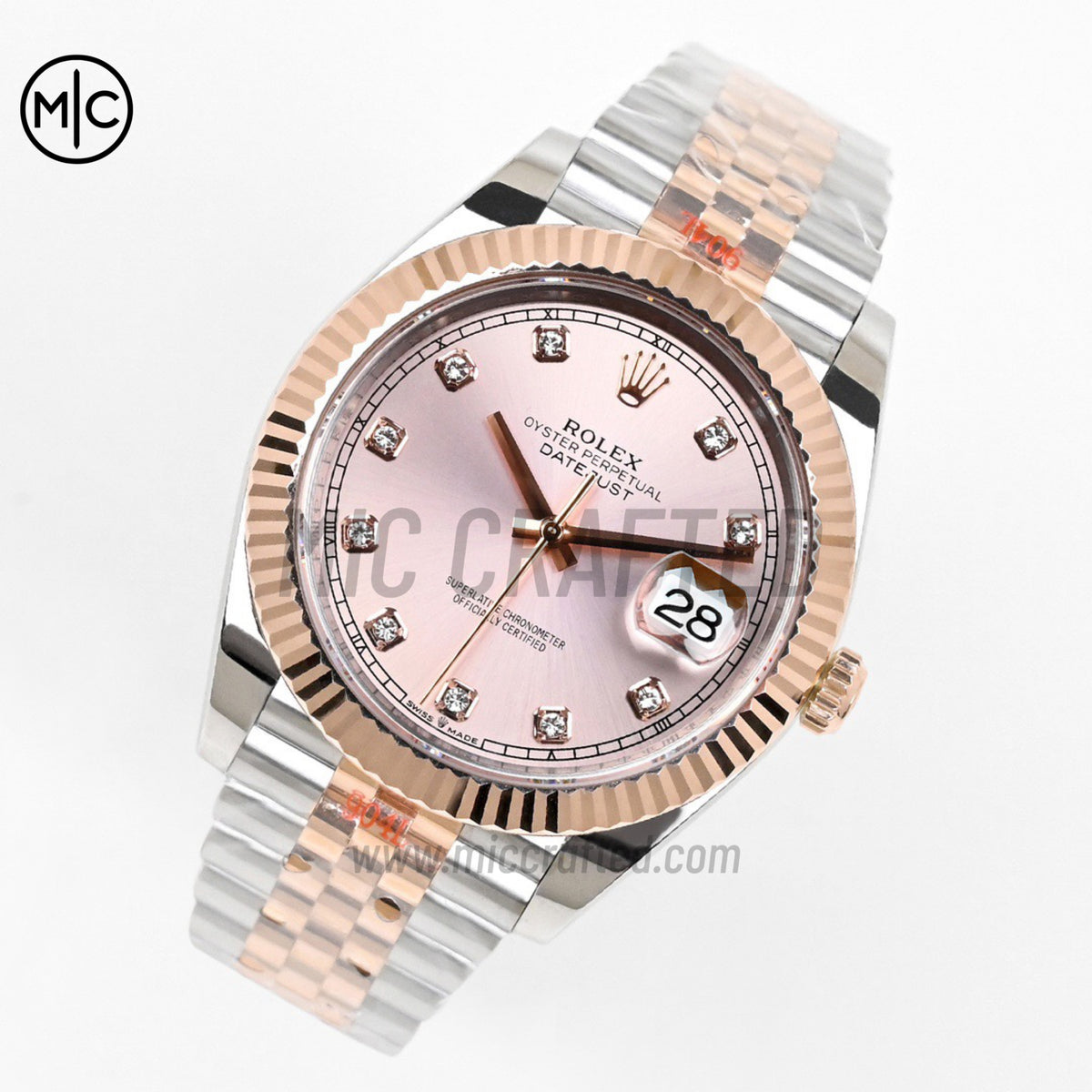DateJust 41 126331 SS/RG RG Diamonds Dial on Jubilee Bracelet– Premium Edition