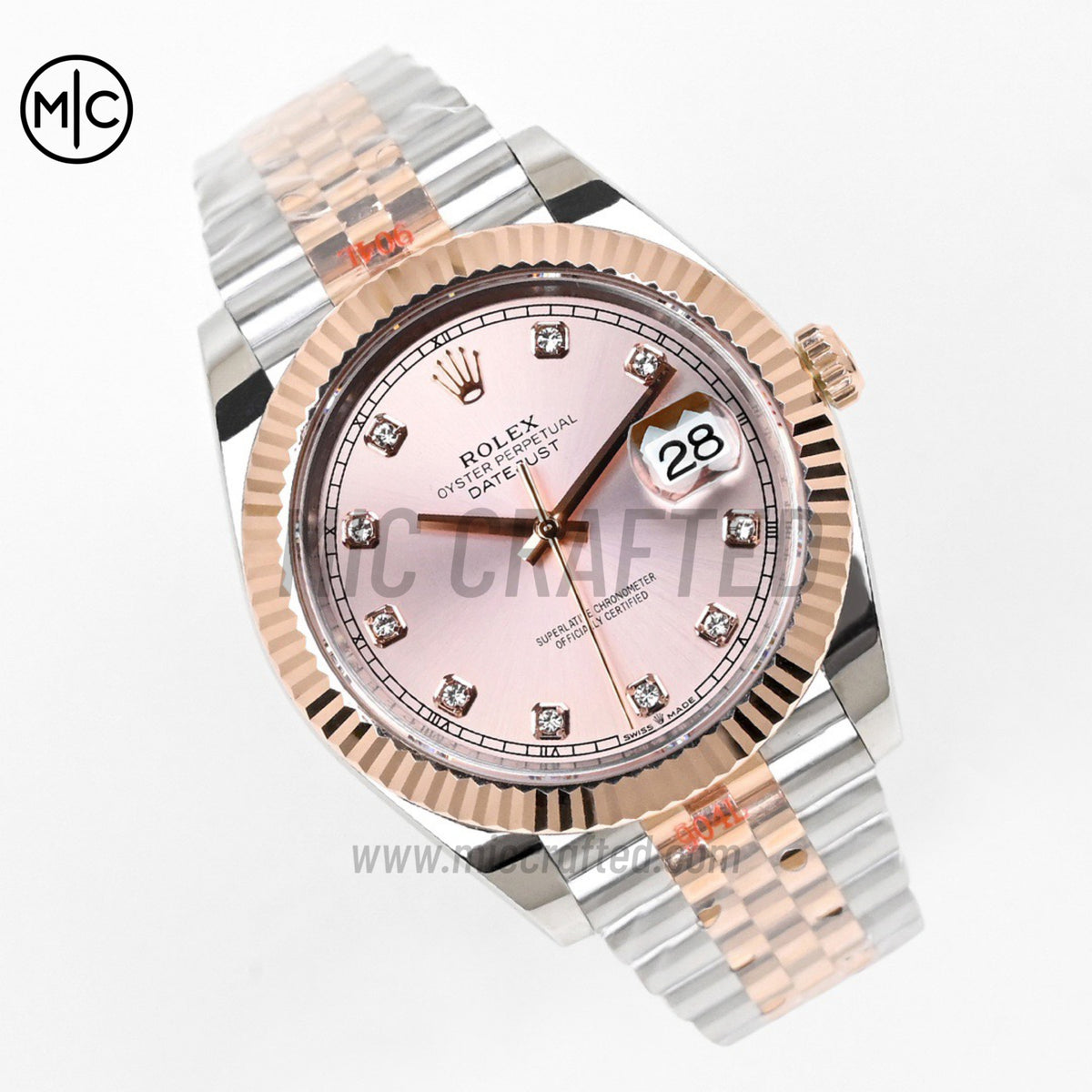 DateJust 41 126331 SS/RG RG Diamonds Dial on Jubilee Bracelet– Premium Edition