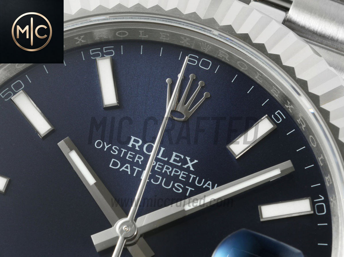 DateJust 41mm 126334 Blue Stick Dial on Jubilee Bracelet – Premium Edition
