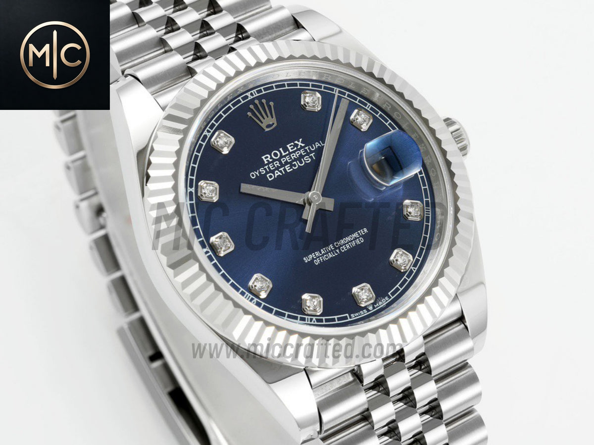 DateJust 41mm 126334 Blue Diamonds Dial on Jubilee Bracelet – Premium Edition