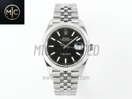 DateJust 41mm 126334 Black Stick Dial on Jubilee Bracelet – Premium Edition