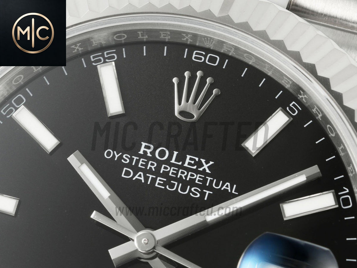 DateJust 41mm 126334 Black Stick Dial on Jubilee Bracelet – Premium Edition