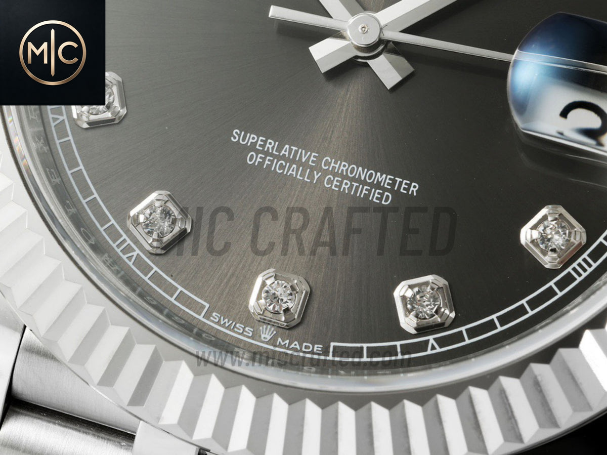 DateJust 41mm 126334 Gray Diamonds Dial on Jubilee Bracelet – Premium Edition