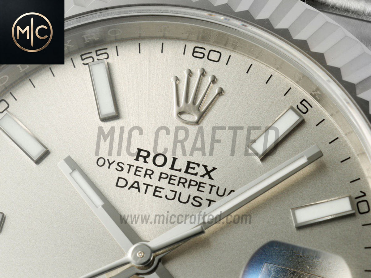 DateJust 41mm 126334 Silver Stick Dial on Jubilee Bracelet – Premium Edition