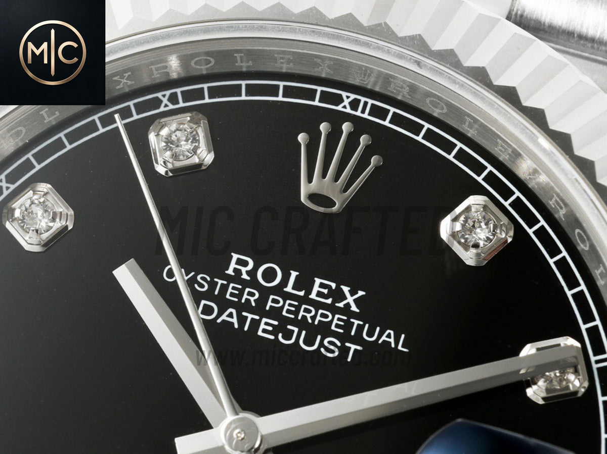 DateJust 41mm 126334 Black Diamonds Dial on Jubilee Bracelet – Premium Edition