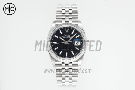 DateJust 36mm 126234 Black Stick Dial on Jubilee Bracelet – Premium Edition
