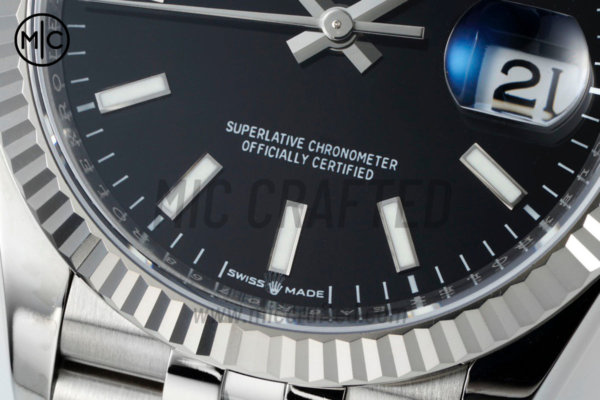 DateJust 36mm 126234 Black Stick Dial on Jubilee Bracelet – Premium Edition