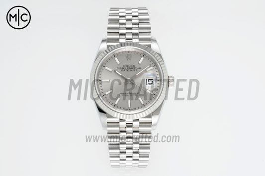 DateJust 36mm 126234 Silver Stick Dial on Jubilee Bracelet – Premium Edition