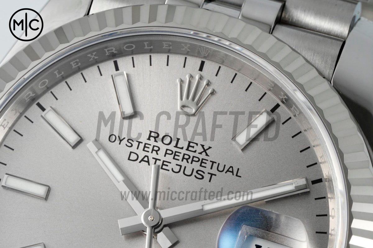 DateJust 36mm 126234 Silver Stick Dial on Jubilee Bracelet – Premium Edition