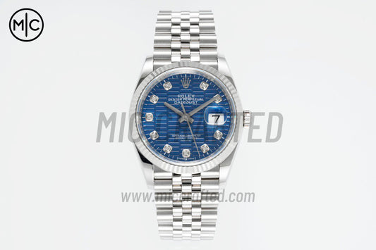 DateJust 36mm 126234 Blue Computer Diamonds Dial onJubilee Bracelet – Premium Edition