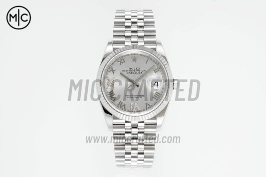 DateJust 36mm 126234 Silver Diamond Roman Dial on Jubilee Bracelet – Premium Edition