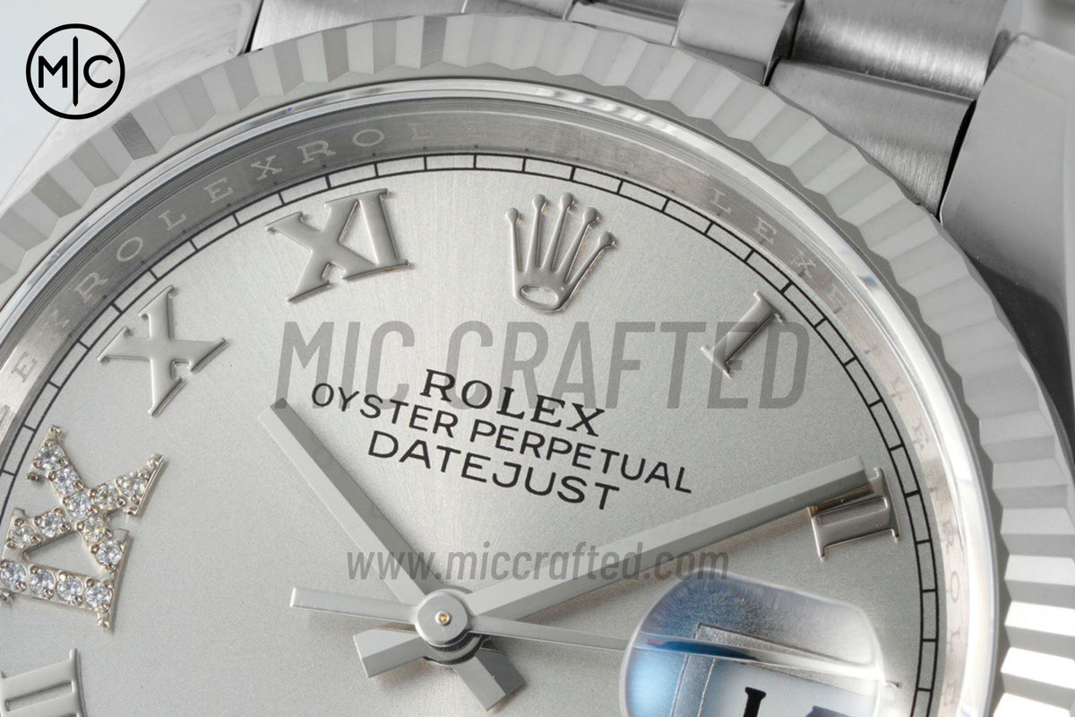DateJust 36mm 126234 Silver Diamond Roman Dial on Jubilee Bracelet – Premium Edition
