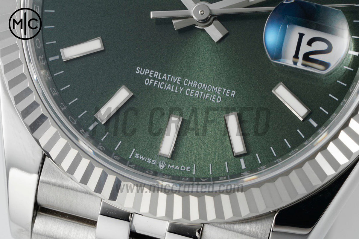DateJust 36mm 126234 Green Stick Dial on Jubilee Bracelet – Premium Edition