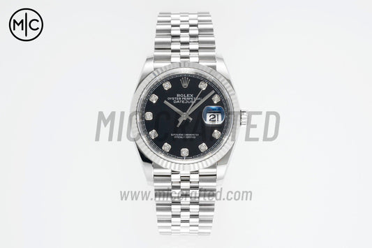 DateJust 36mm 126234 Black Diamonds Dial on Jubilee Bracelet – Premium Edition