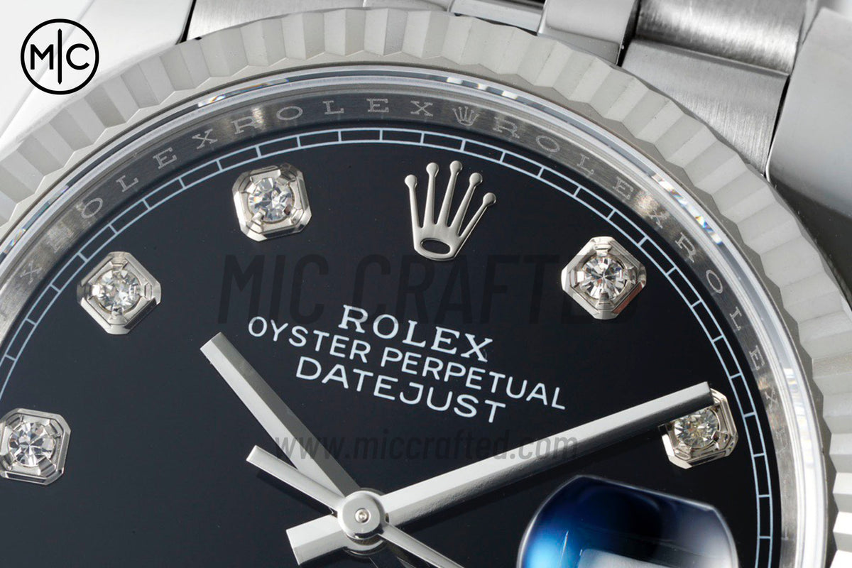 DateJust 36mm 126234 Black Diamonds Dial on Jubilee Bracelet – Premium Edition