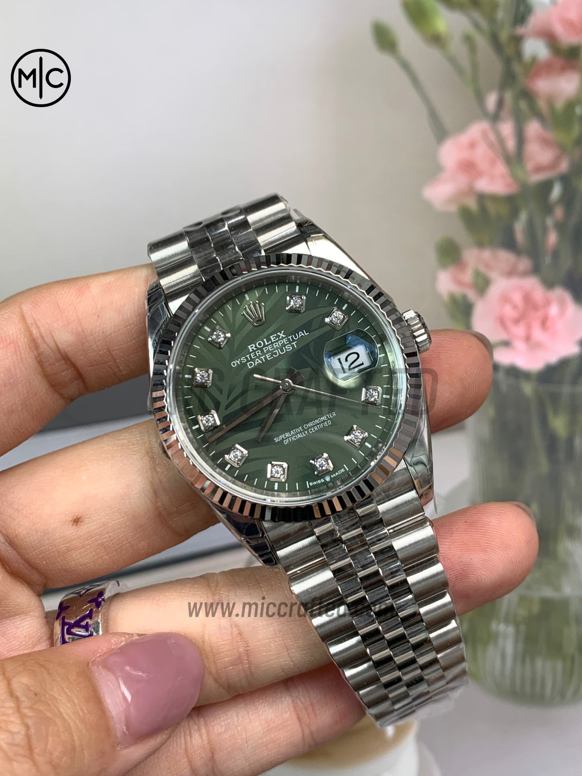 DateJust 36mm 126234 Green Leaves Diamonds Dial on Jubilee Bracelet – Premium Edition