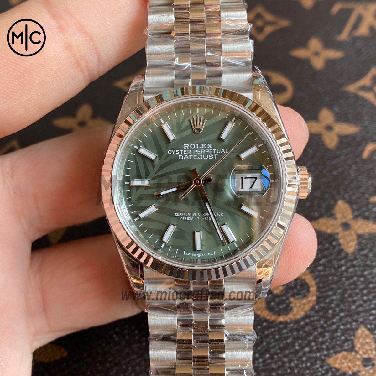 DateJust 36mm 126234 Green Leaves Stick Dial on Jubilee Bracelet – Premium Edition