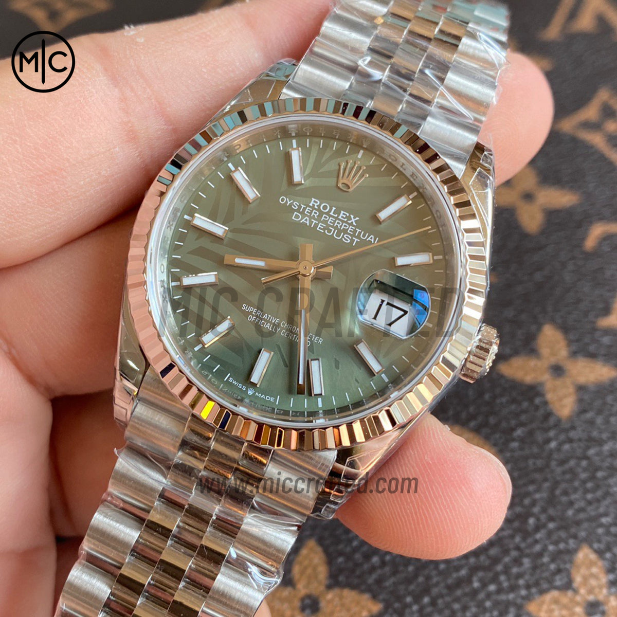 DateJust 36mm 126234 Green Leaves Stick Dial on Jubilee Bracelet – Premium Edition