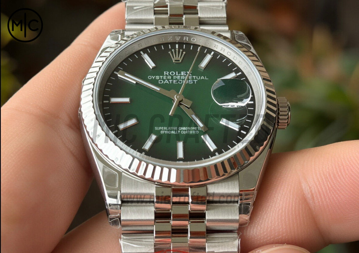 DateJust 36mm 126234 Green Ombre Dial on Jubilee Bracelet – Premium Edition