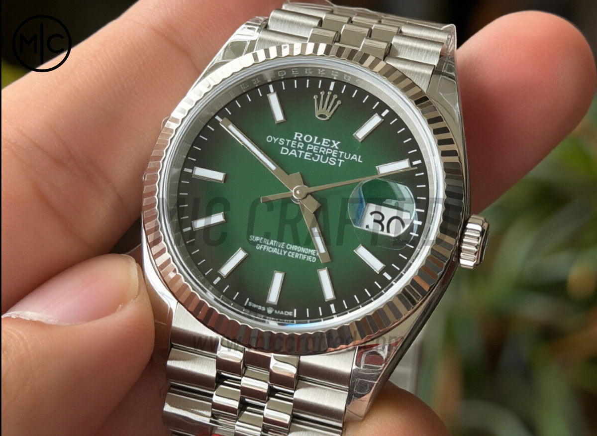 DateJust 36mm 126234 Green Ombre Dial on Jubilee Bracelet – Premium Edition