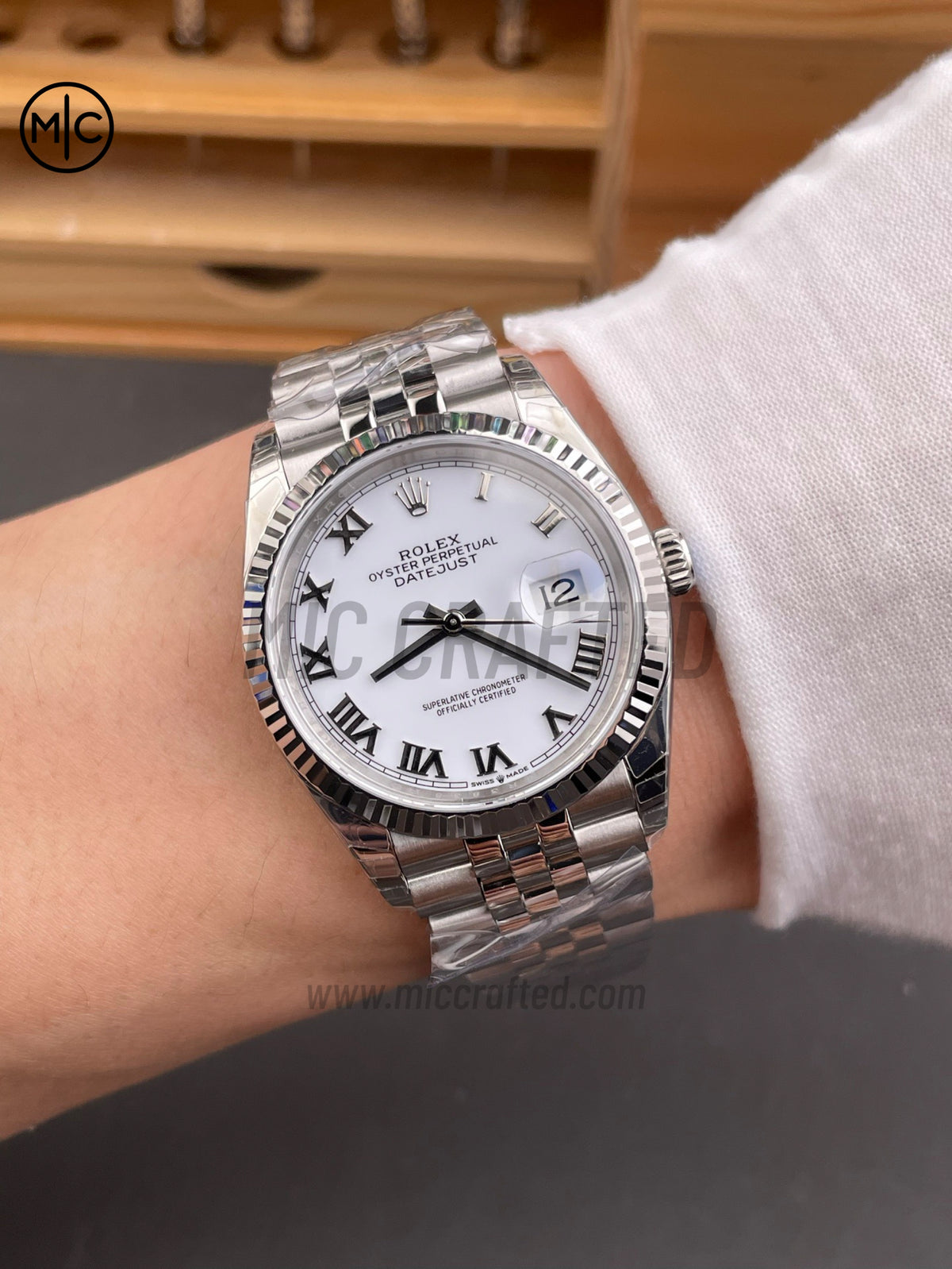DateJust 36mm 126234 White Roman Dial on Jubilee Bracelet – Premium Edition