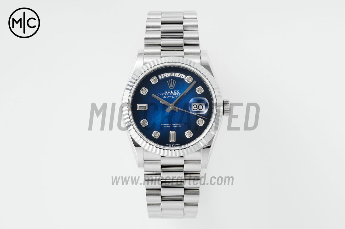 DayDate 36mm Blue Gradient Dial 128239 – Premium Edition