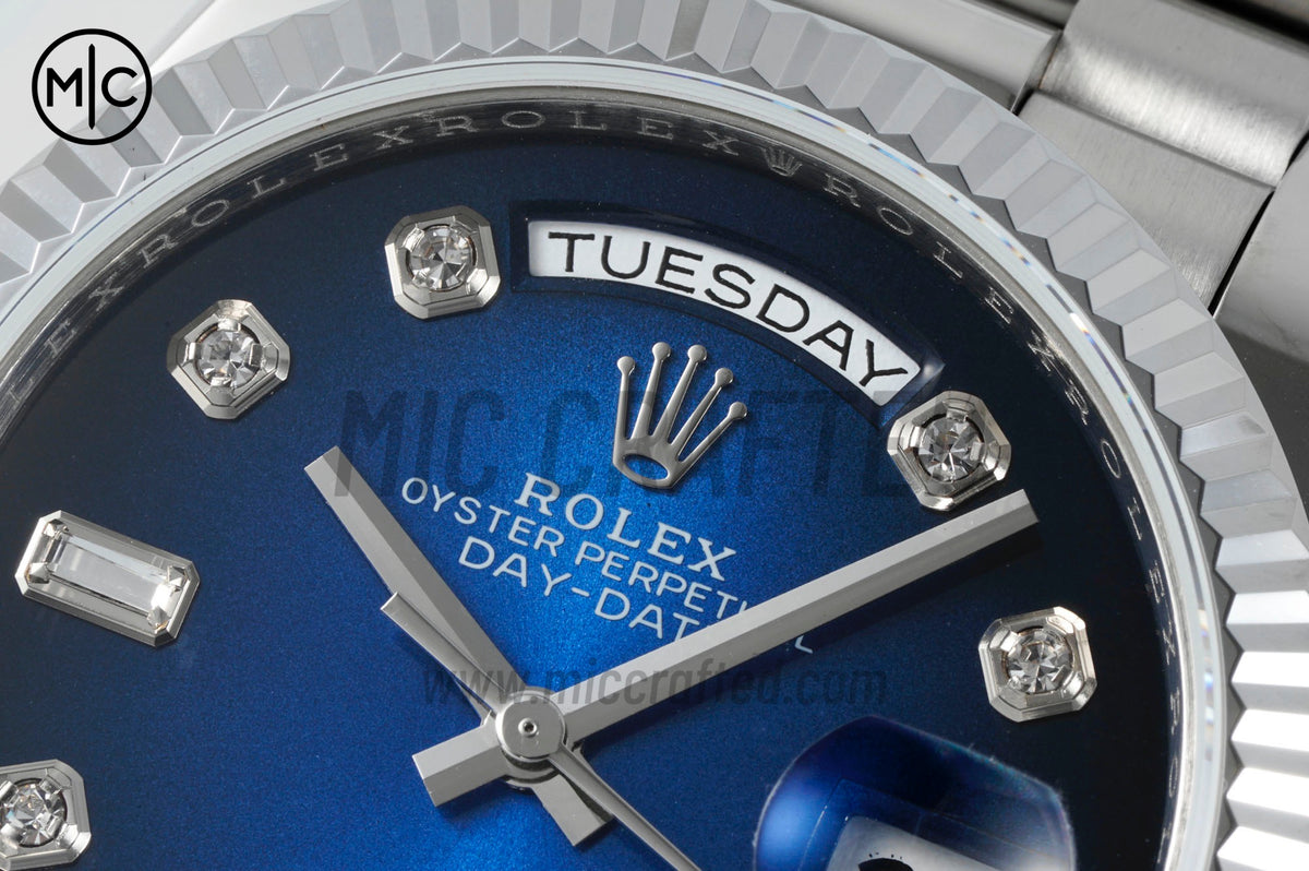 DayDate 36mm Blue Gradient Dial 128239 – Premium Edition
