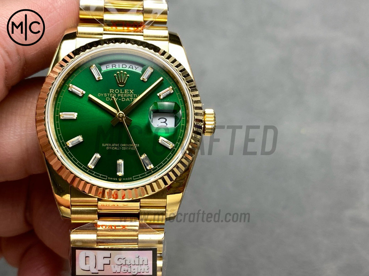 DayDate 36mm Green Dial 128238 – Premium Edition