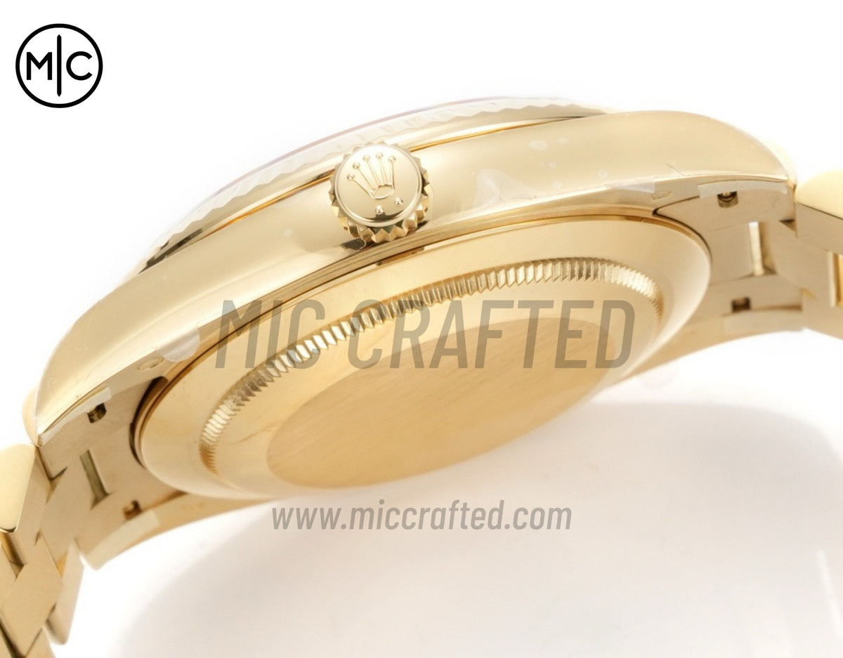 DayDate 40mm 228238 YG Crystal Dial on President Bracelet – Premium Edition