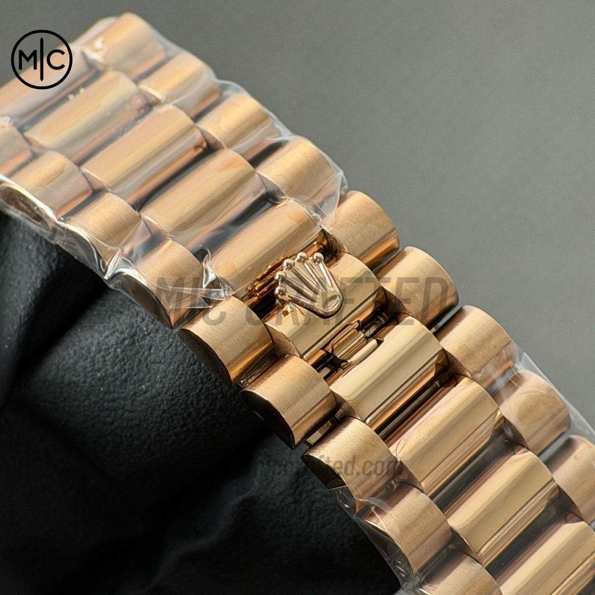 DayDate 40mm 228235 Gray Ombre Roman Dial on President Bracelet – Premium Edition