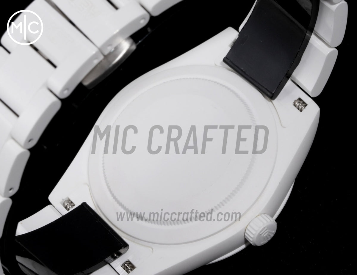 Datejust 41mm 白色陶瓷 - 手工製作版