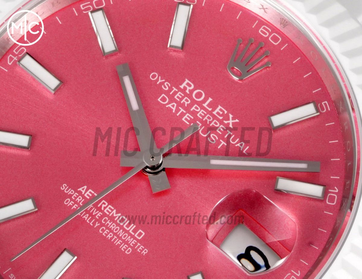 Datejust 41mm 白色陶瓷 - 手工製作版