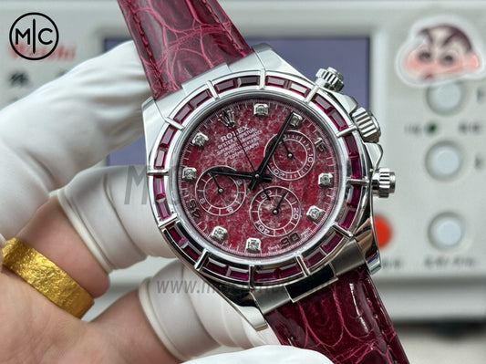 Daytona 116589 "Red Pomegranate" VIP Hidden Edition 40mm – Handcrafted Version
