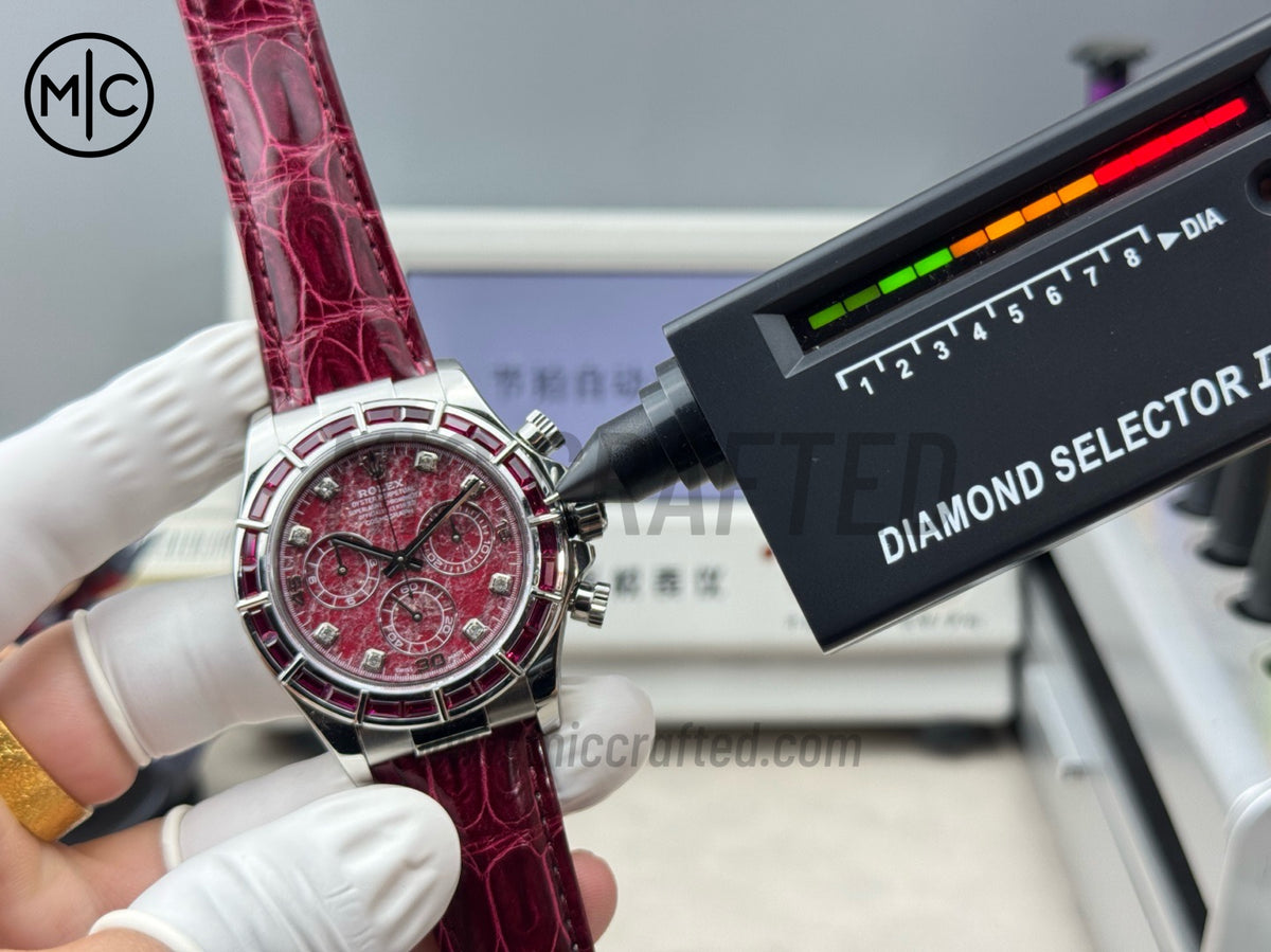 Daytona 116589「紅石榴」VIP 隱藏版 40mm - 手工製作版