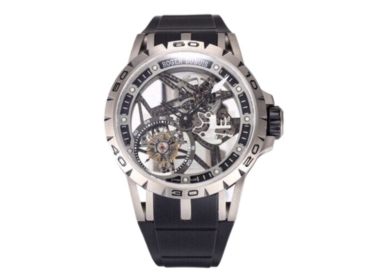 Roger Dubuis Excalibur Spider Skele Flying Tourb TI/RU Blk – Premium Edition