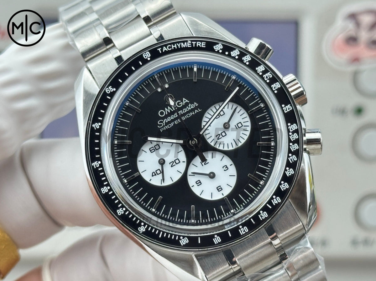 Speedmaster Professional 42mm Black Dial on SS Bracelet – Premium Edition