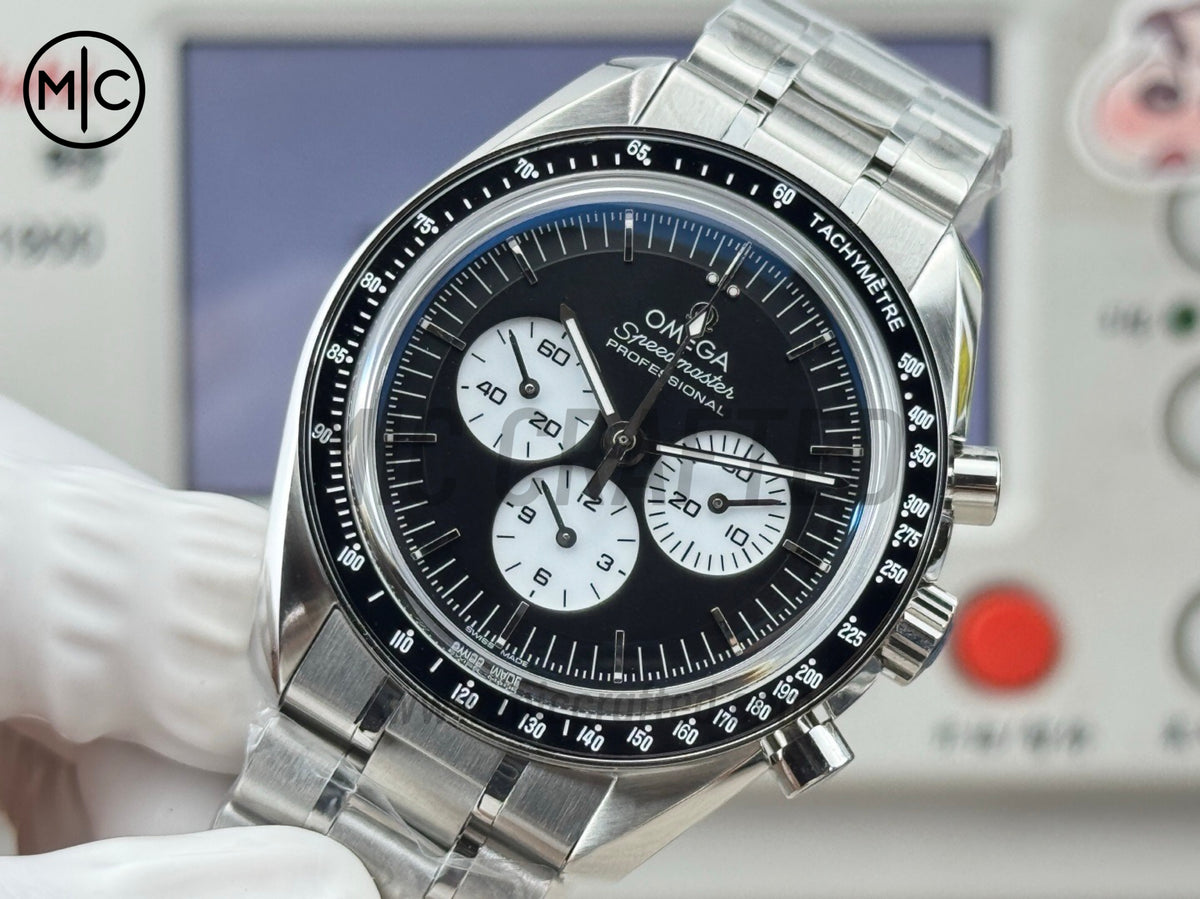 Speedmaster Professional 42mm Black Dial on SS Bracelet – Premium Edition