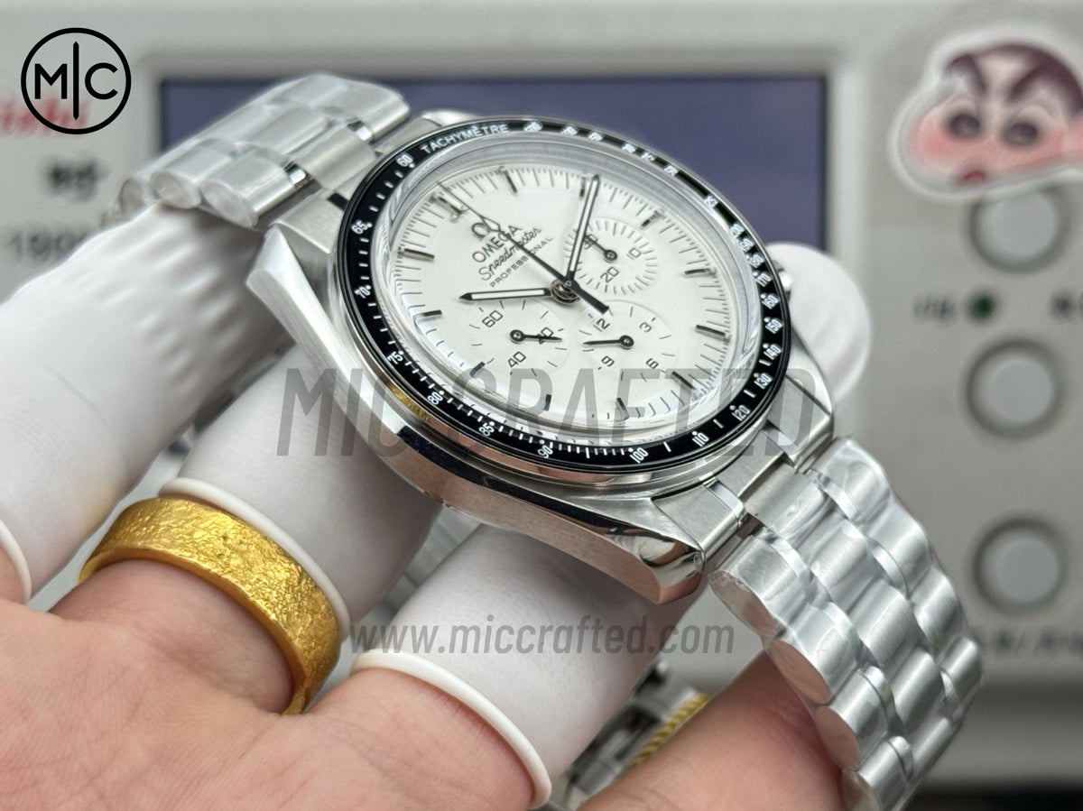 Speedmaster Professional 42mm White Dial on SS Bracelet – Premium Edition