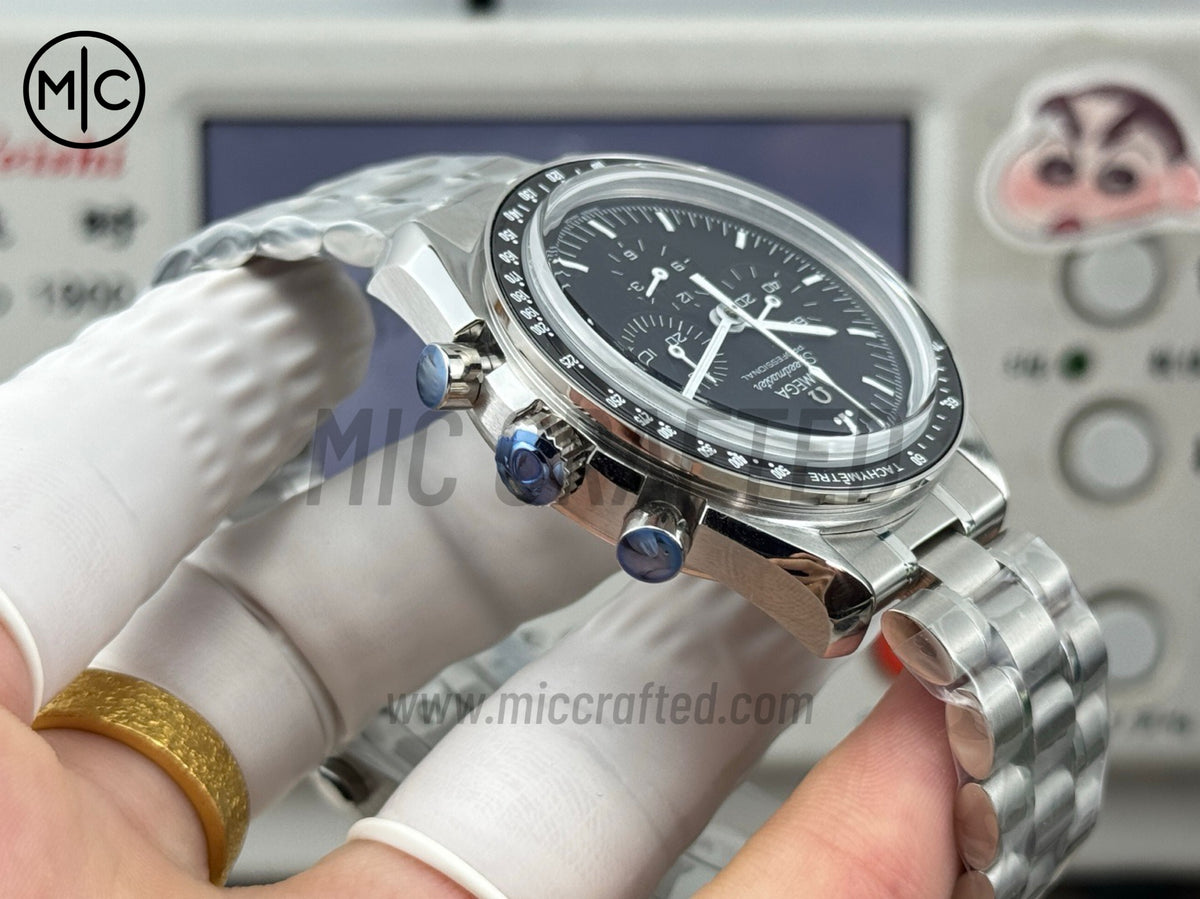 Speedmaster Professional 42mm Black Dial on SS Bracelet – Premium Edition