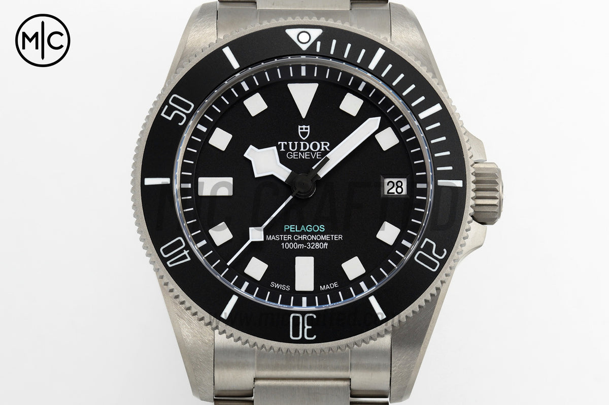 Pelagos Ultra 43mm Titanium Black Dial on Titanium Bracelet – Premium Edition
